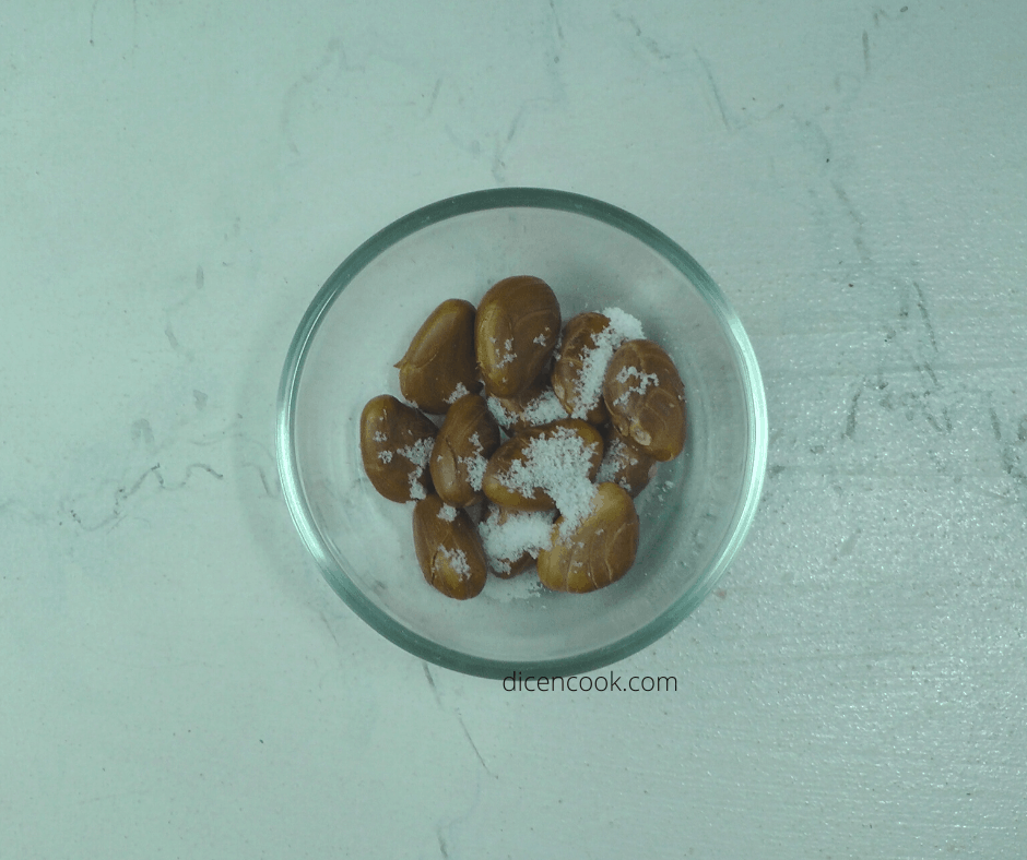 Jackfruit seed coconut chutney recipe