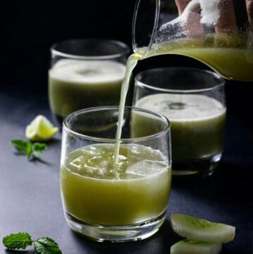 Cucumber mint drink recipe