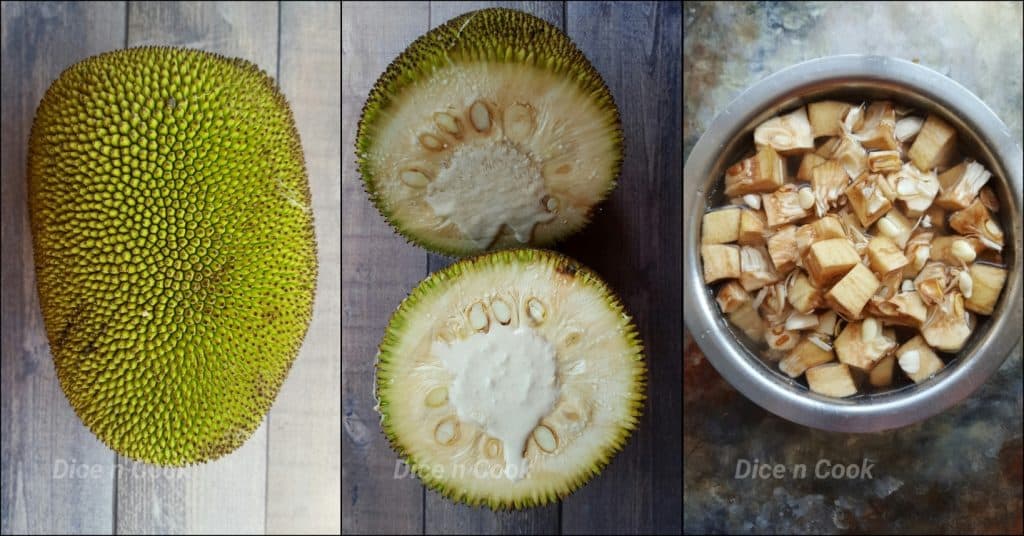 Raw-jackfruit-processing