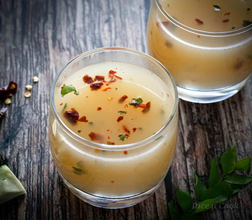 Raw mango drink is vegan healthy summer beverage. Easy to make and delicious recipe from Karnataka. A healthy appetizer and cooler #drinks #mango #karnataka #recipe