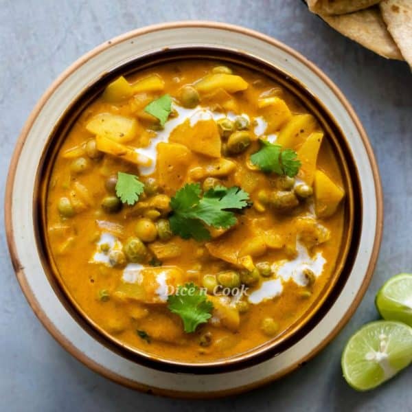 The best pigeon peas potato curry (video recipe) Dice n Cook