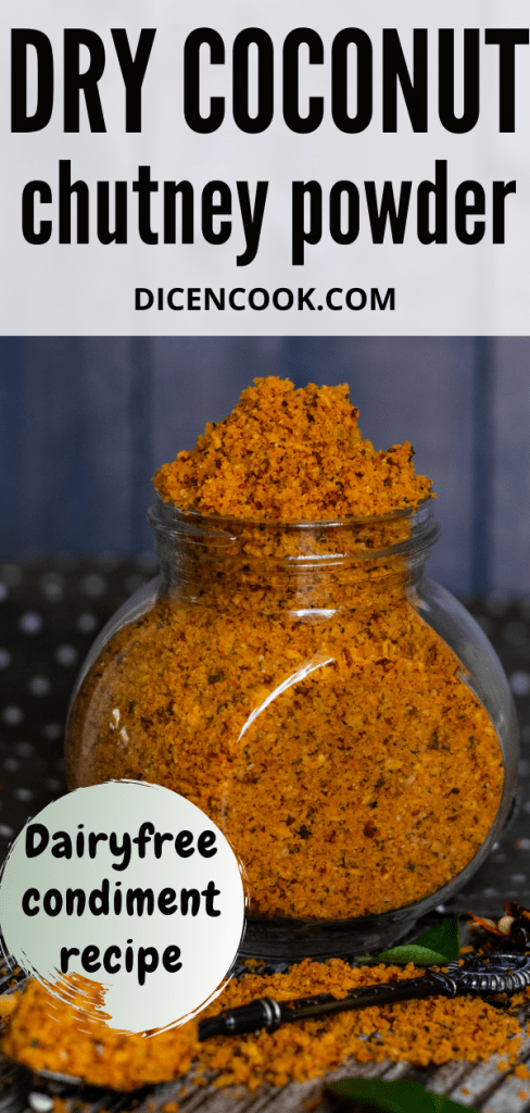 dry coconut chutney powder