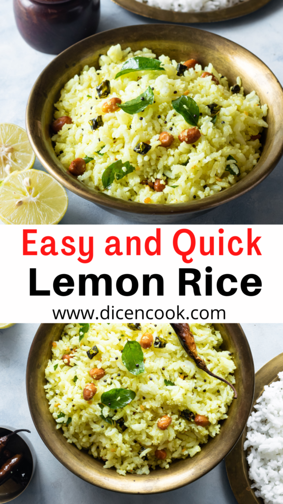 Chitranna lemon rice