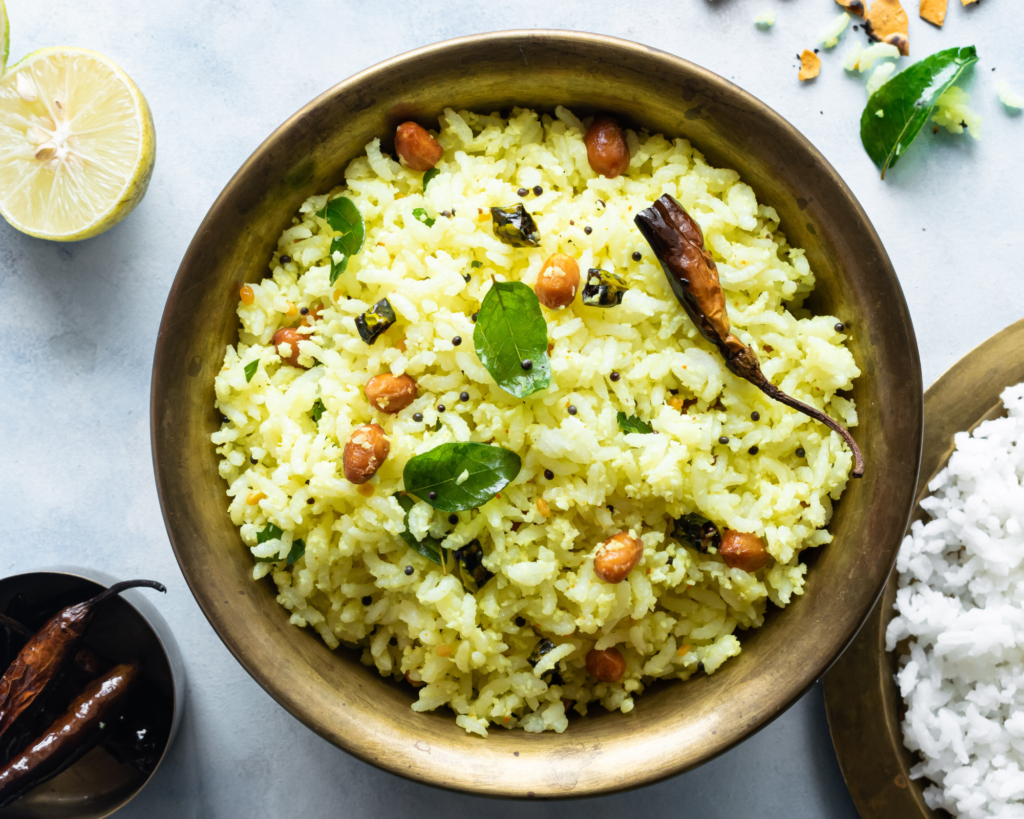 Chitranna or Lemon rice