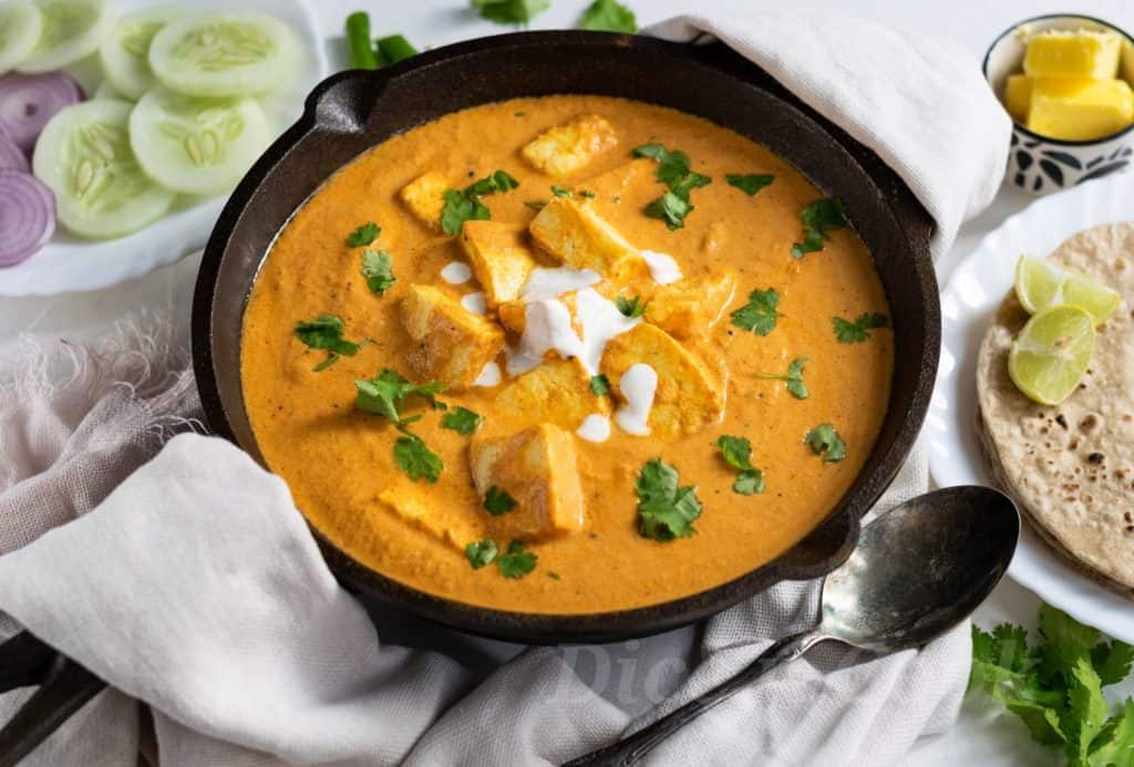 Paneer Butter Masala - North Indian Gravy - Pavithra from Dice n Cook