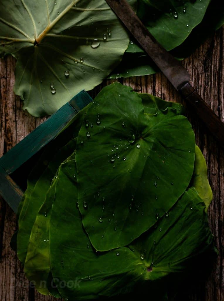 Colocasia-leaf-chutney