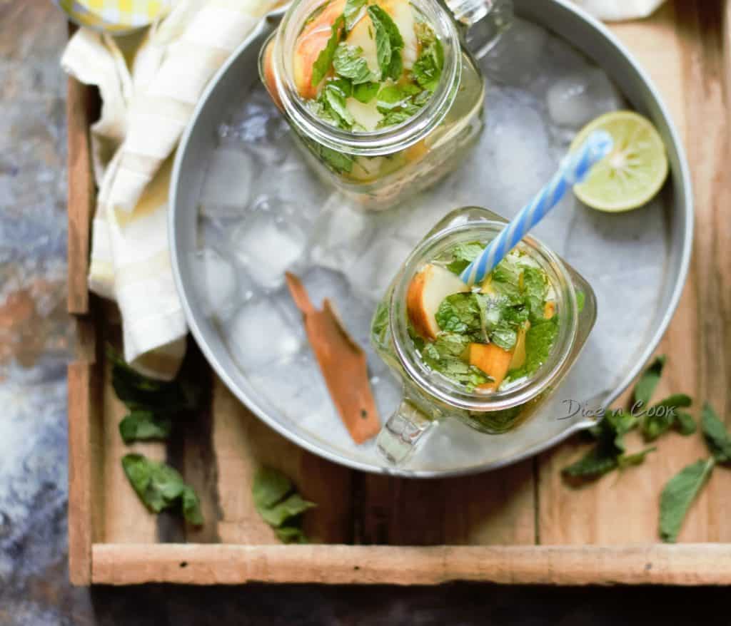 Apple-detox-cinnamon-drink