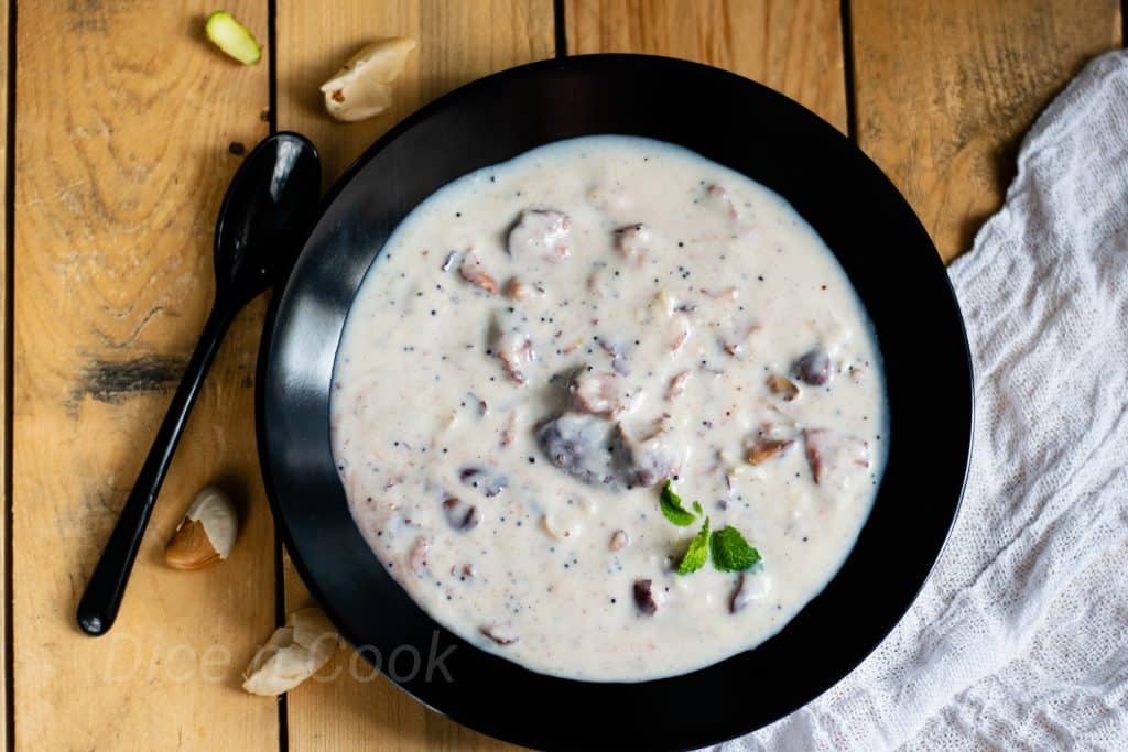 jackfruit-seed-in- mustard-white- sauce