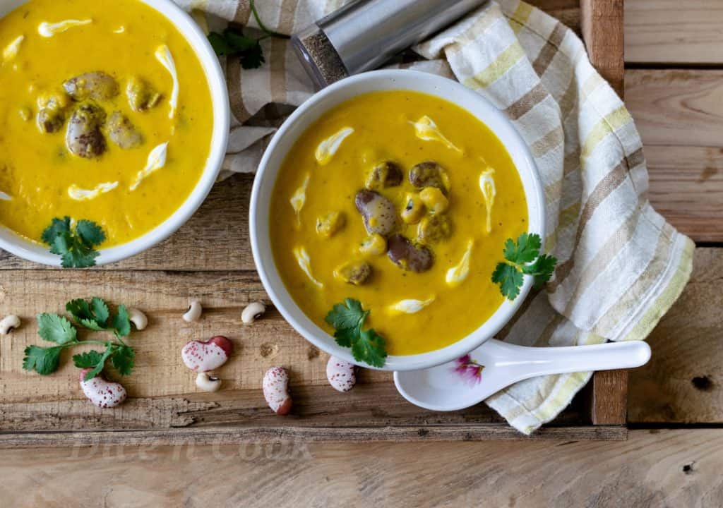 carrot-mixed-beans-soup