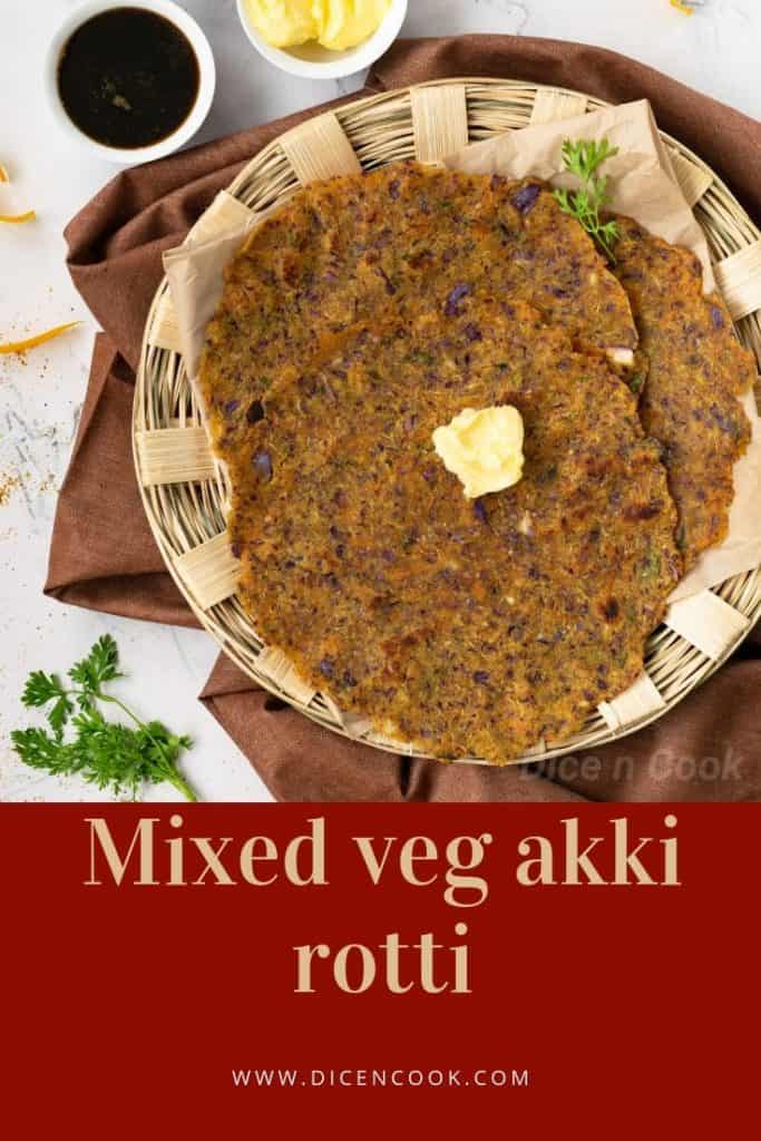 Mixed-veg-akki-rotti