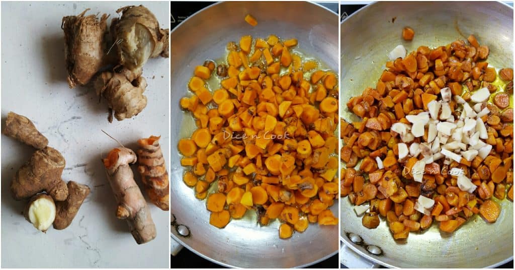 Fresh-turmeric-thokku