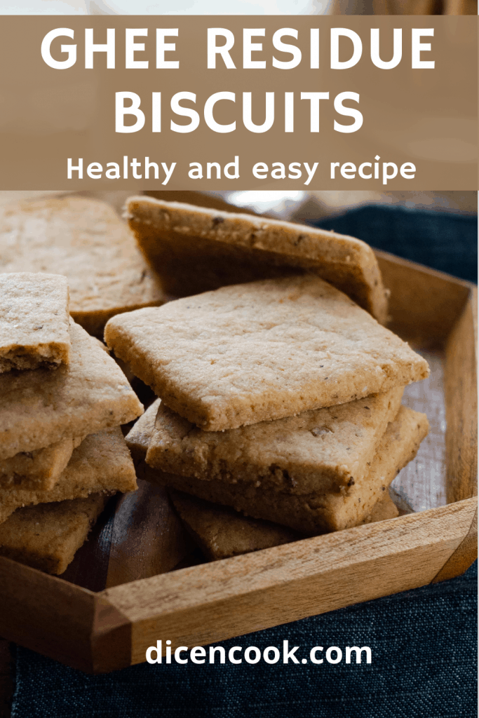 Eggless Almond ghee residue biscuits