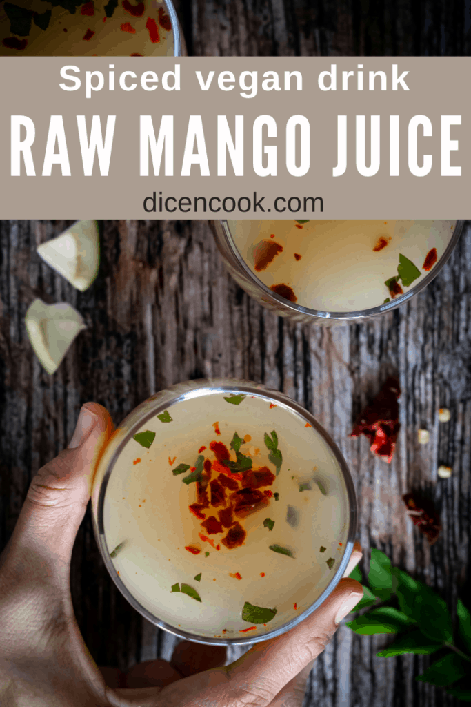 Raw mango drink