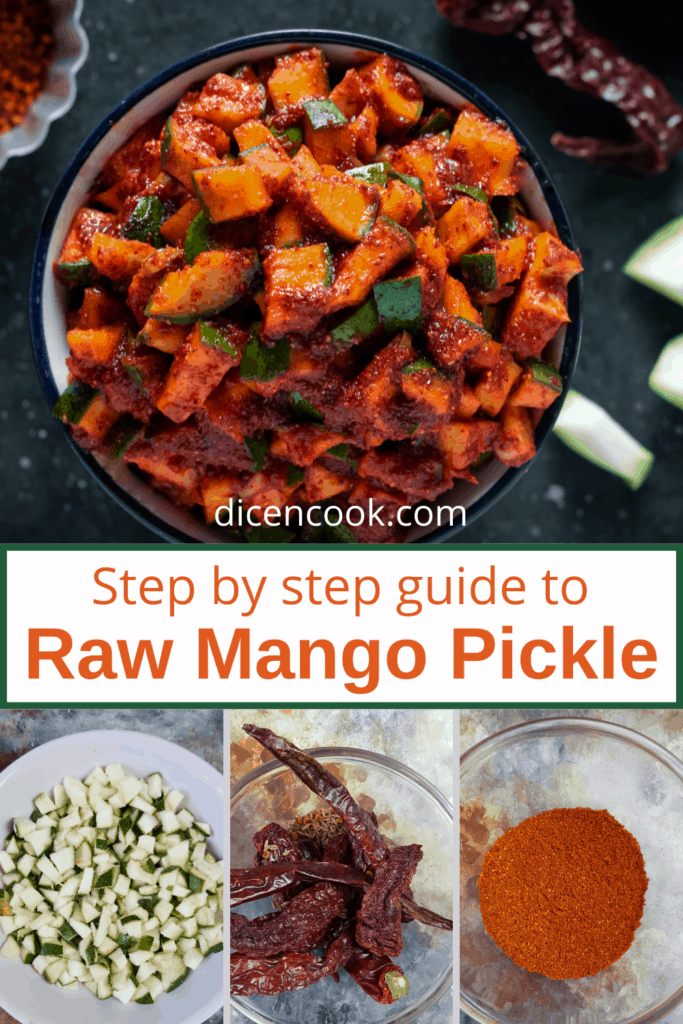 Raw mango pickle
