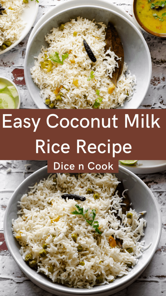 Easy coconut milk rice