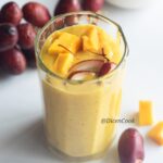 Mango lassi in glass