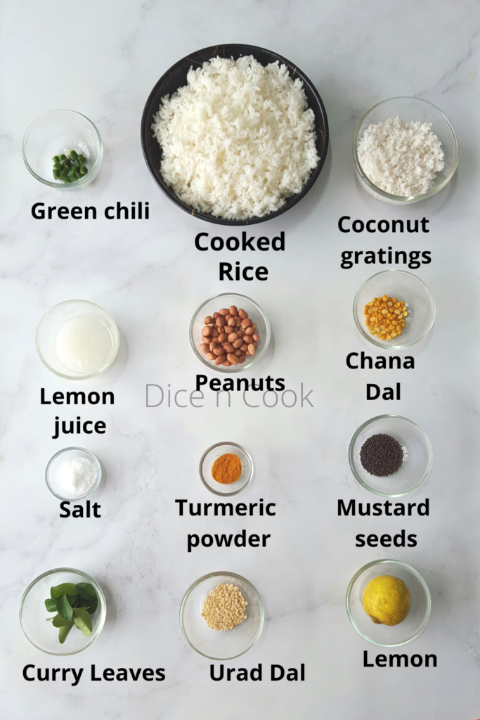 Chitranna lemon rice