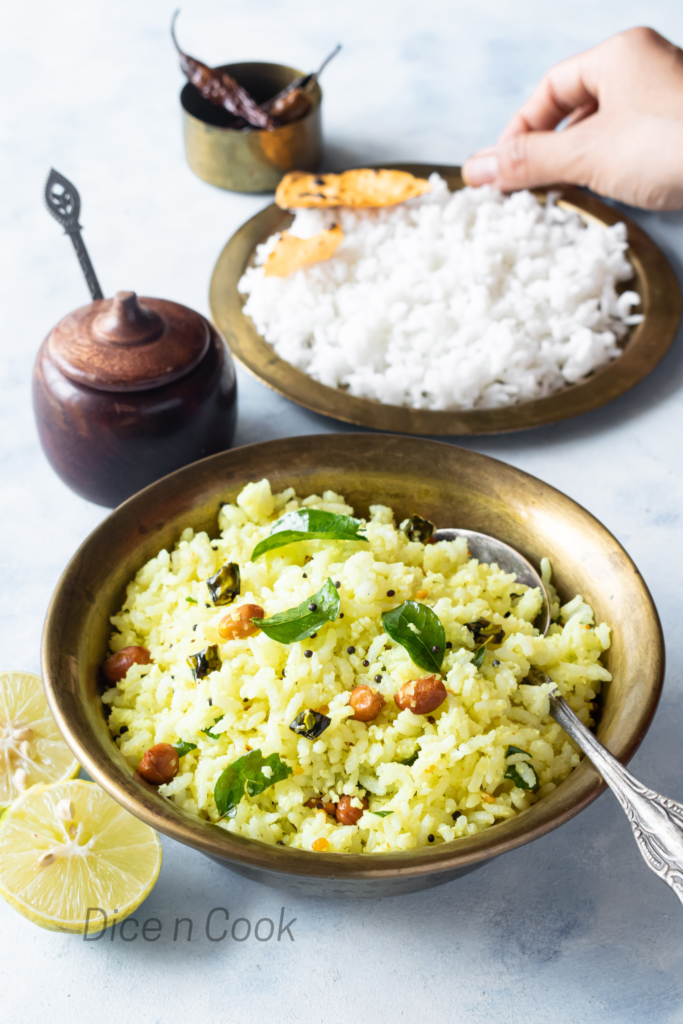 Chitranna lemon rice